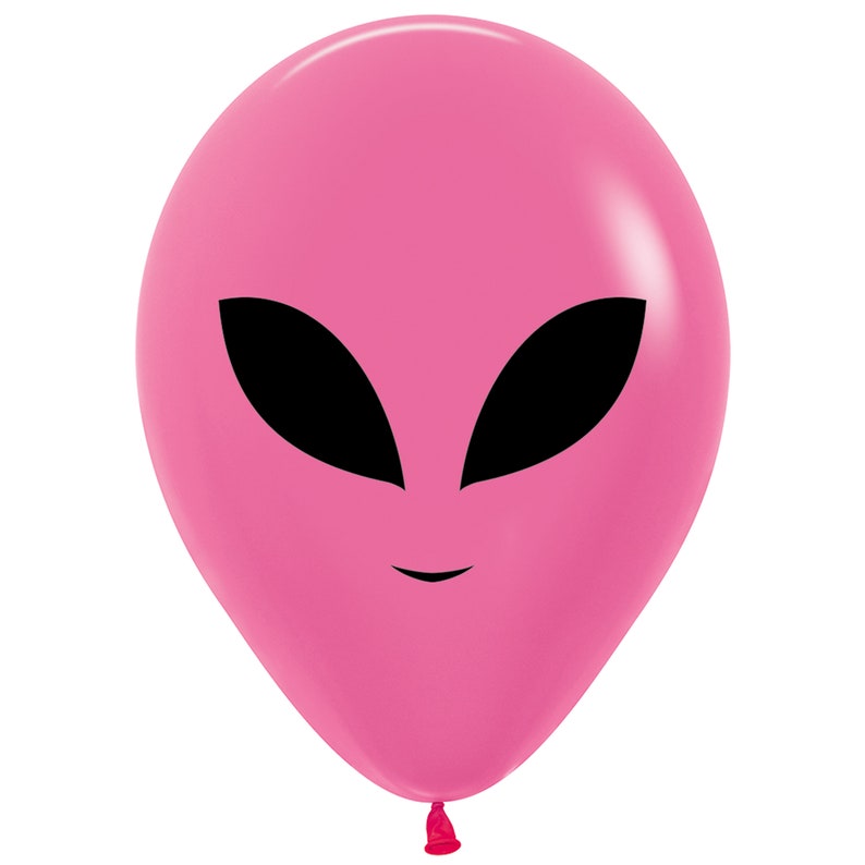 Ten Alien Balloons 5, Outer Space Balloon, Space Party, Astronaut Balloon, Rocket Balloon, Space Birthday, Alien Decoration, Galaxy Party image 4