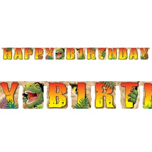 7 foot Dinosaur Banner, Dino Banner, Dino Party, Dinosaur Party, Dino Birthday, Dinosaur Birthday, Dino Decoration, Dino Party, T-rex Party