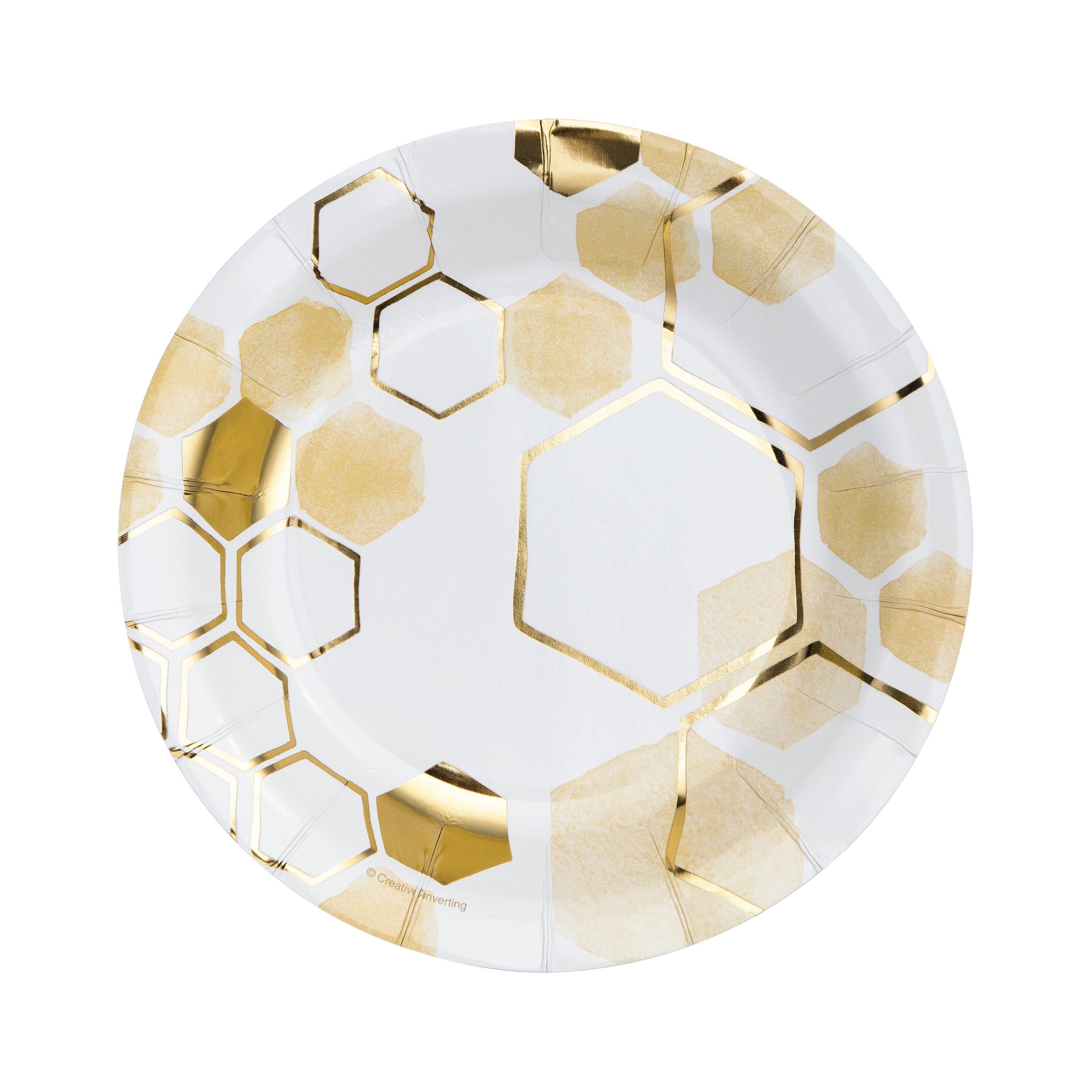 8 Honeycomb Plates 7 BumbleBee Party Bee Baby Shower Bee Themed Party Queen Bee Bee Birthday Party Bumble Bee Party What Will