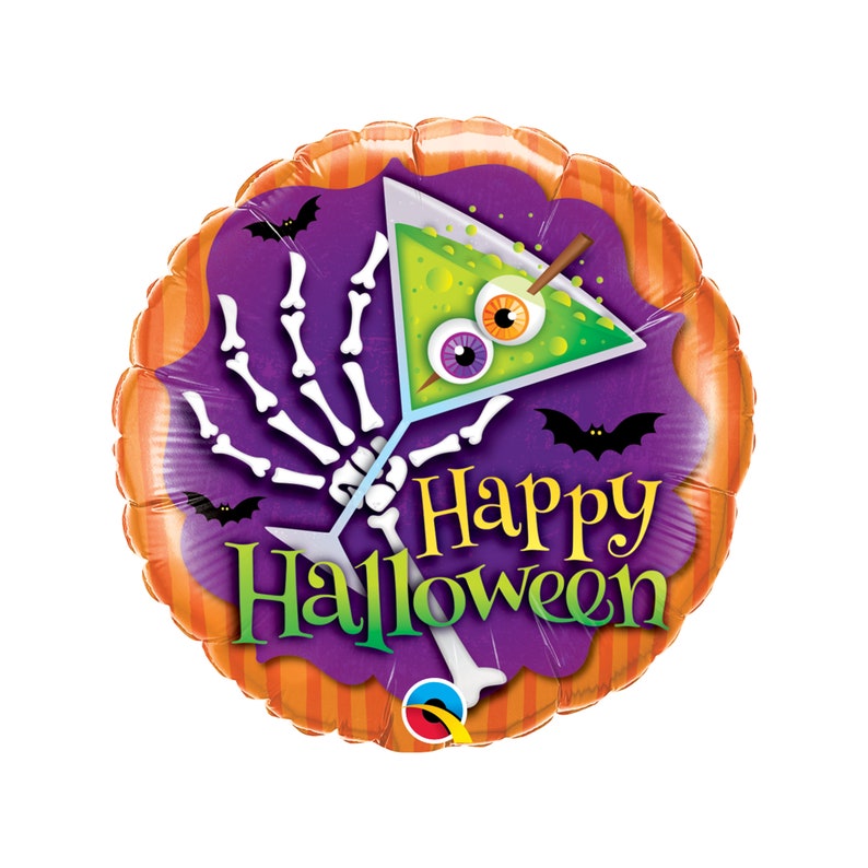Bats 18 Happy Halloween Drink Balloon Halloween Skeleton Trick Or Treat Halloween Party Halloween Decorations Eyeballs Haunted House Party Supplies Party Decor Safarni Org