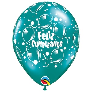 Five Feliz Cumpleaños Balloons Latex, Birthday Party, Birthday Decorations, Happy Birthday Balloons, Spanish Birthday, Children's Party image 6