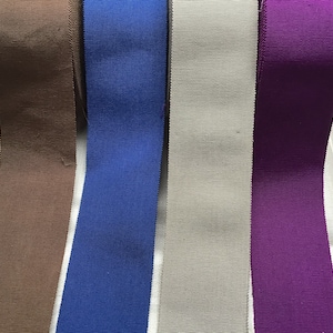 Grosgrain Ribbon Cotton Grosgrain Ribbon 7 cm wide, 4 colors to choose from