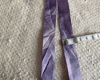 Silk ribbon, lilac, plant-dyed, 2 cm wide