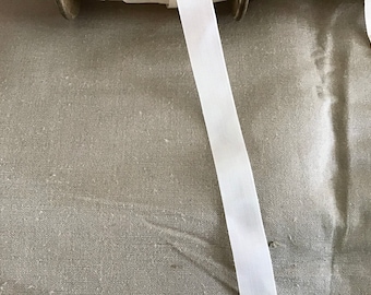 Silk ribbon 2 cm wide natural