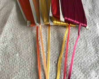 Bookmark ribbon, viscose, 6x 0.5 m,