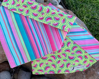 Watermelon Slice HU Rag (Dog Bandana) Large 24”