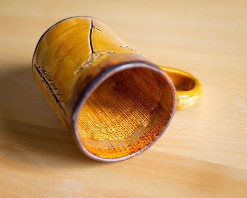 Personalized Pottery mug Ceramic Tea mug Unique handmade Etsy