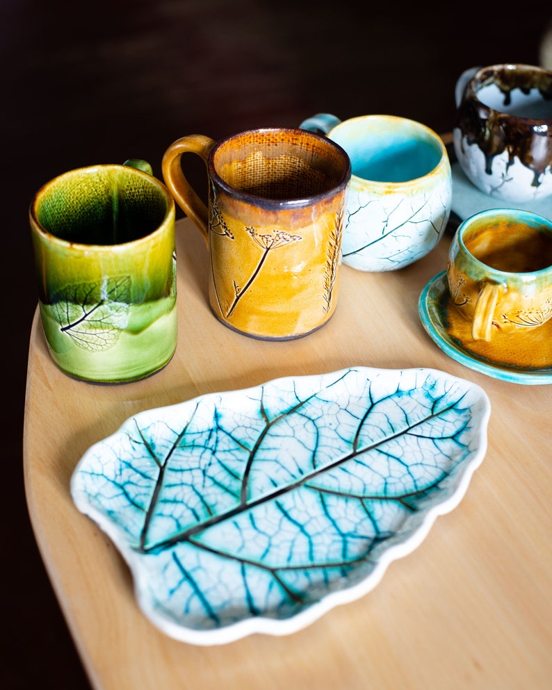 Personalized Pottery mug Ceramic Tea mug Unique handmade Etsy