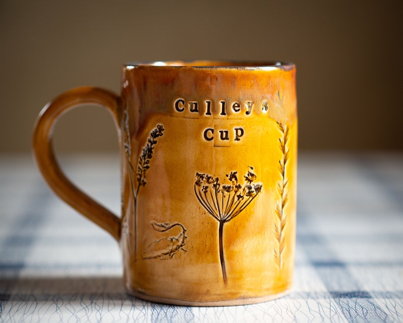 Personalized Pottery mug Ceramic Tea mug Unique handmade Etsy