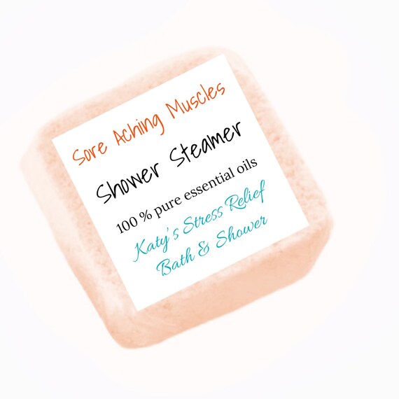 Shower Steamer for Back Pain Sore Aching Muscles Vegan Etsy