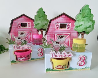 Play-Doh and Bubbles Box/ Silly Scents Foam and Bubbles Box.Only Box NO Backdrop. SVG and Studio Template for Cricut and Silhouette Cameo
