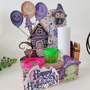 Play-Doh, caixa de atividades com bolhas de giz de cera (1oz), bolhas, giz de cera SVG e modelo de estúdio para Cricut e Silhouette.