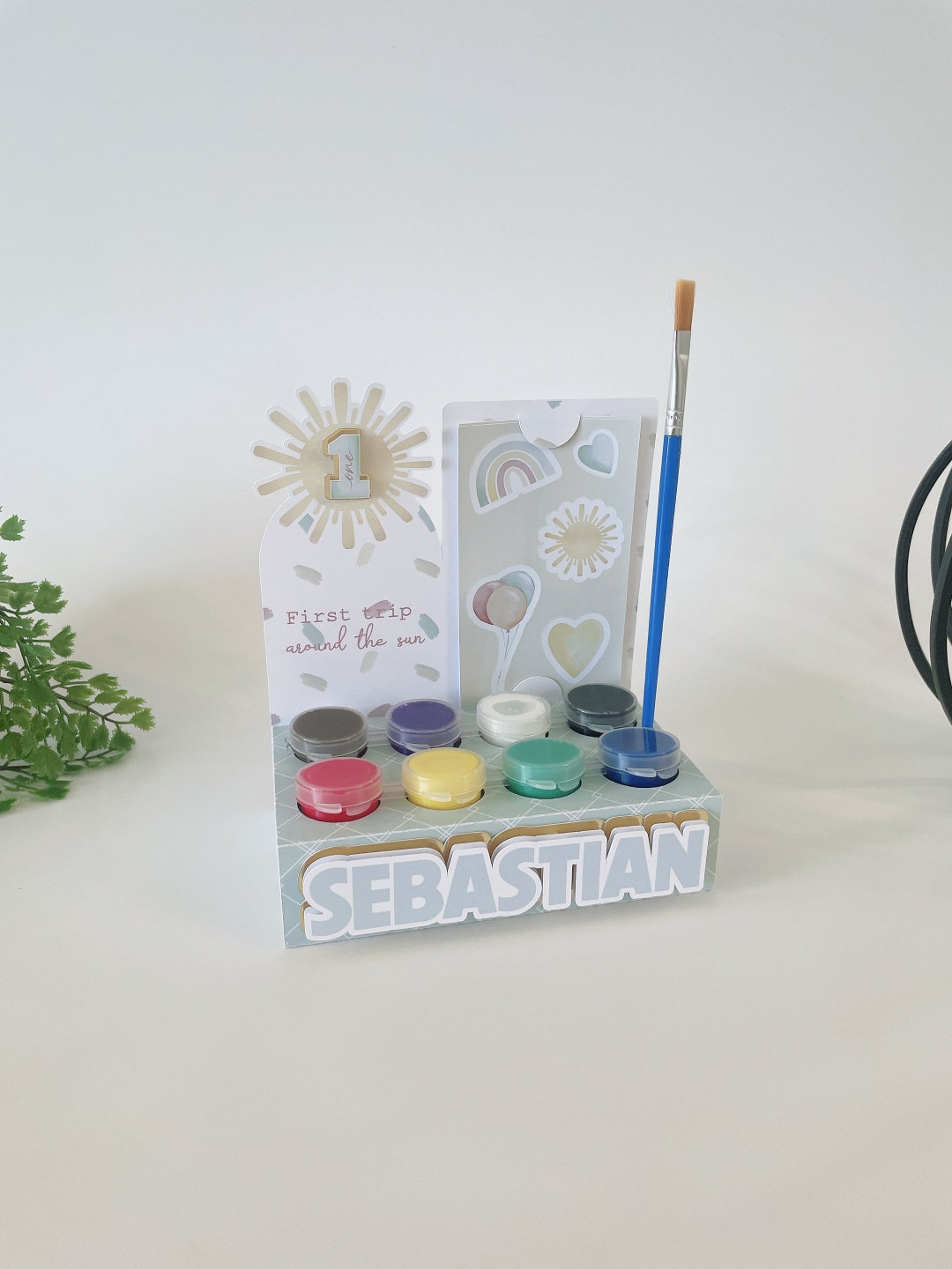 Paint Box Holder. SVG and Studio Template for Cricut and Silhouette ...