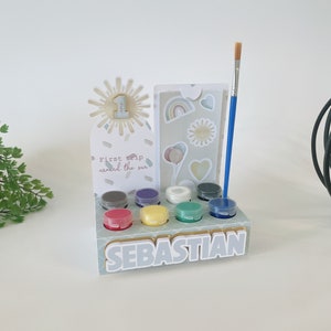 Paint Box Holder. SVG and Studio Template for Cricut and Silhouette Cameo. Lea la descripción antes de comprar.