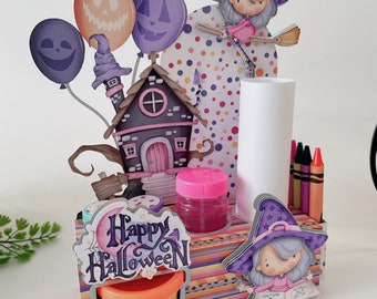 Activity Coloring Box Play-Doh, Crayons Bubbles Activity Box (1oz), Bubbles, Crayons SVG and Studio Template for Cricut and Silhouette.