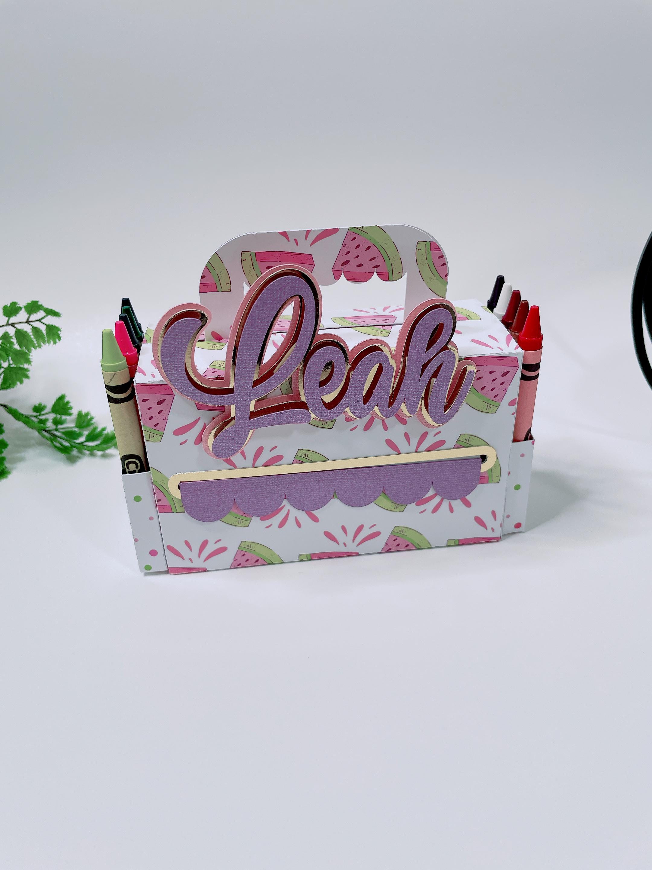 Activity Box Rolled Paper. SVG and Studio Template for Cricut and ...