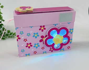 Camera Box SVG en Studio-sjabloon voor Cricut en Silhouette