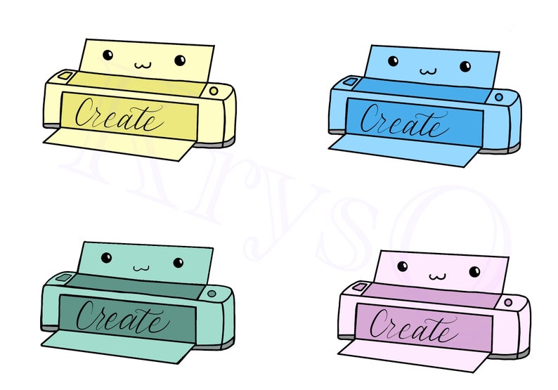 Cricut Machine Print & Cut Stickers DIGITAL DOWNLOAD Etsy
