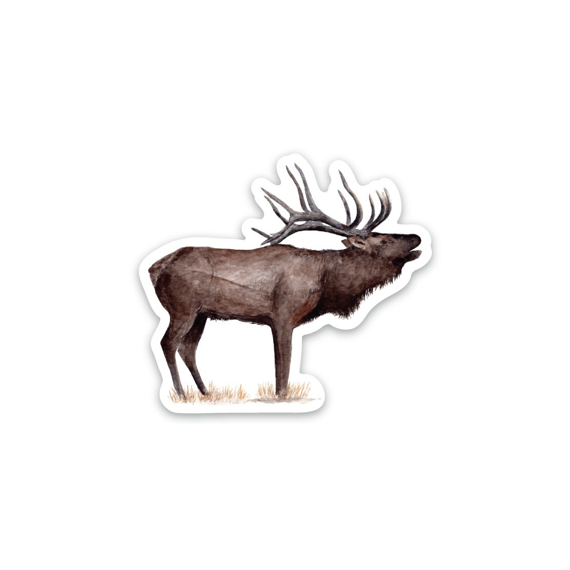 Elk Sticker Etsy