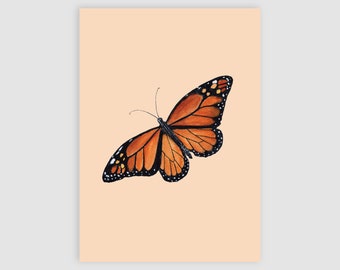 Monarch Butterfly 5x7 inch art print