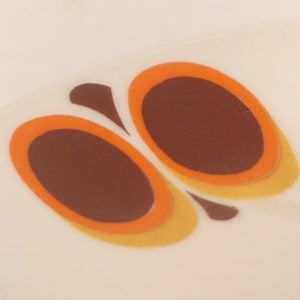 70s vintage porcelain tableware small plate decor peacock eye brown Seltmann Weiden cake plate pastry plate