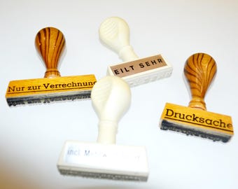 4 bellissimi francobolli vintage anni '70 vintage retrò metà secolo shabby chic stile country anni Settanta