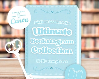 Lifetime Access 1000+ Complete Collection Bookstagram Template Bundle, Every Bookstagram Template | Designsbycolettuces