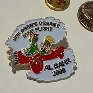 Children&#39;s Dreams Take Flight Al Bahr 2009 Masonic Shriners Lapel Hat Tie Pin Souvenir 1892