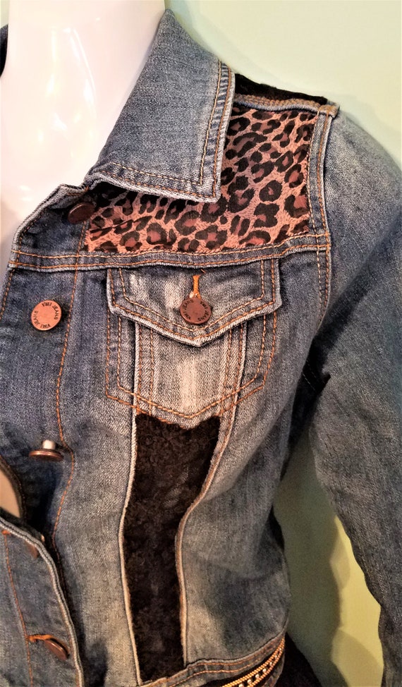 Vintage YMI Jeans Up Styled Jean Jacket XS - image 3