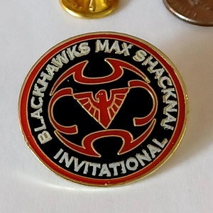 Blackhawks Max Shacknai Invitational Soccer Lapel Hat Tie Pin Souvenir 1927