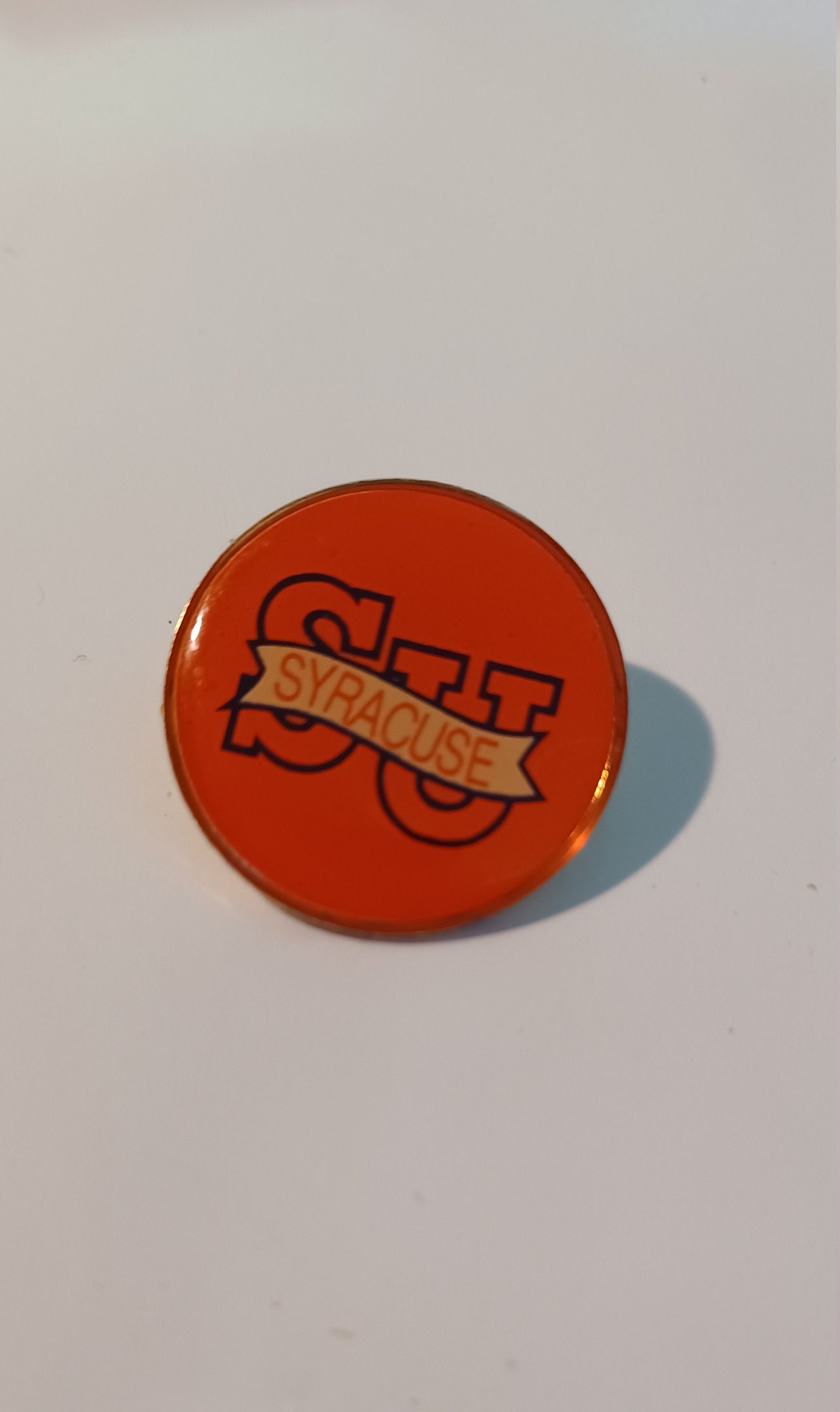 Vintage Syracuse University logo  lapel or hat pin 