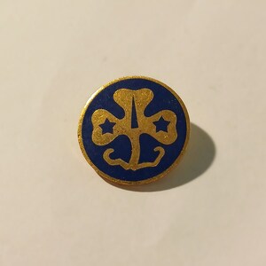 Girl Scout World Association Blue Clover 1950s Trefoil - Etsy