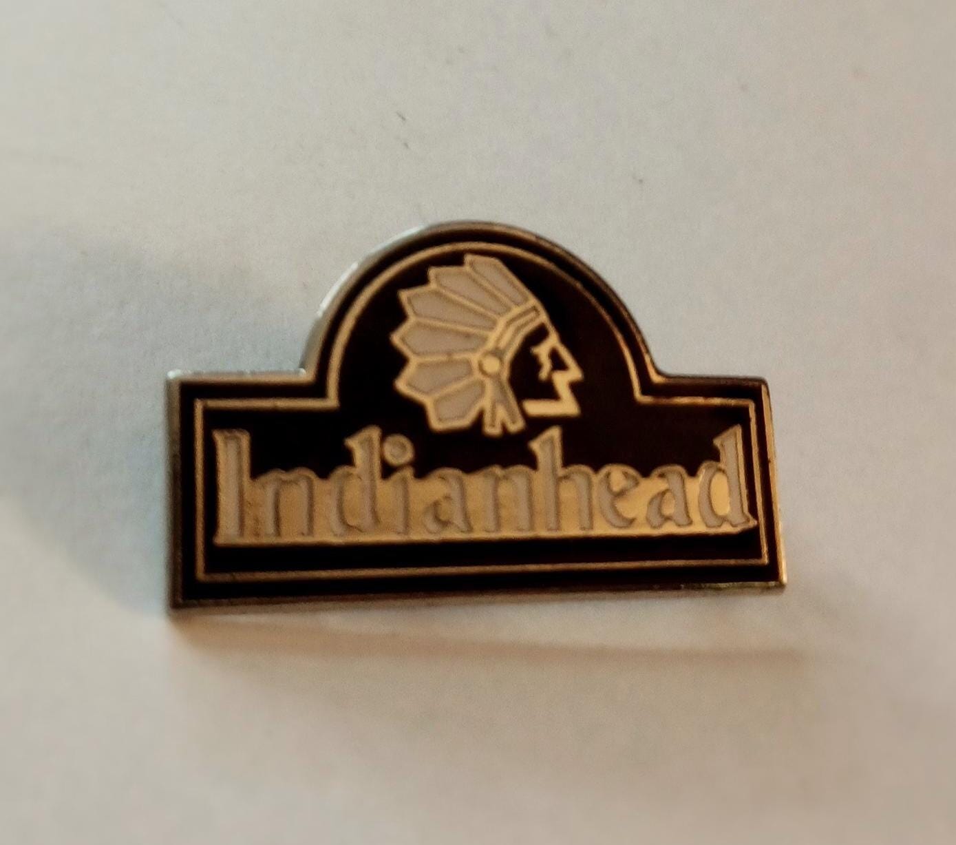 Vintage Indianhead Ski Resort Michigan Chief Lapel Hat Tie Pin