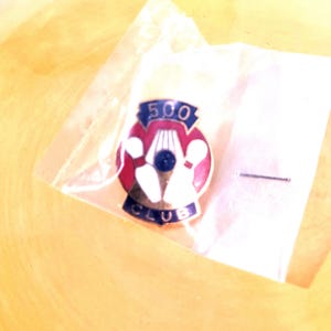 Vintage Bowling 500 Club Gold-Tone Lapel/Hat Pin Souvenir NIB 0447