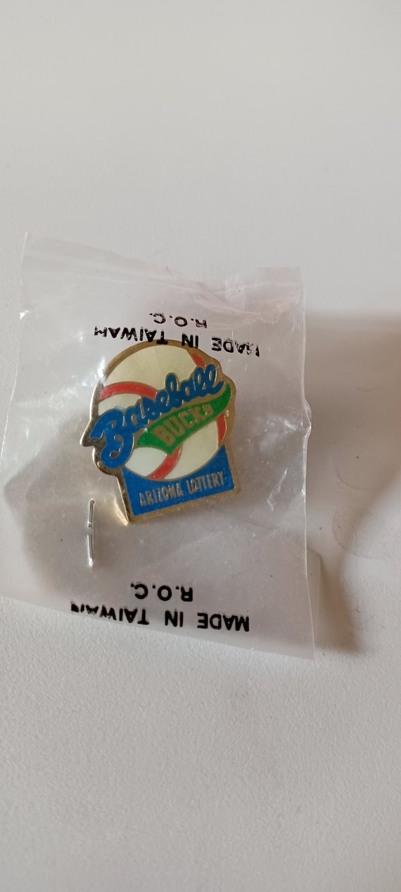 Arizona Lottery Baseball Bucks Lapel/Hat Pin Souv… - image 2