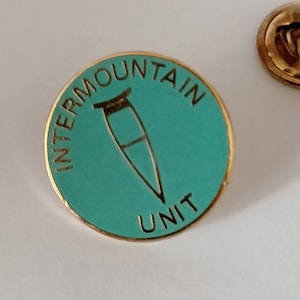 Medical Intermountain Unit Division Ski & Snowboarding Association Lapel Hat Tie Pin Souvenir 0594