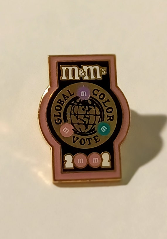 M & M Global Color Vote 2002 Lapel/Hat Pin Souvenir 1… - Gem