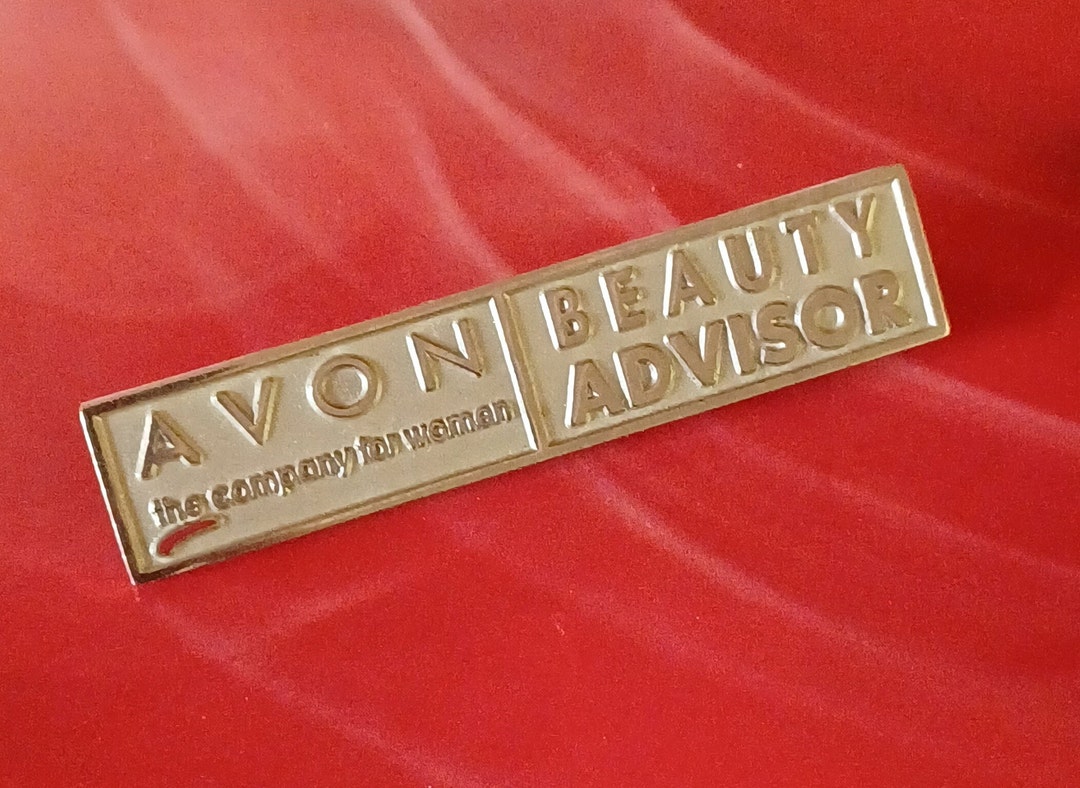 Vintage Avon Beauty Advisor the Company for Women Bar Lapel Hat Tie Pin ...