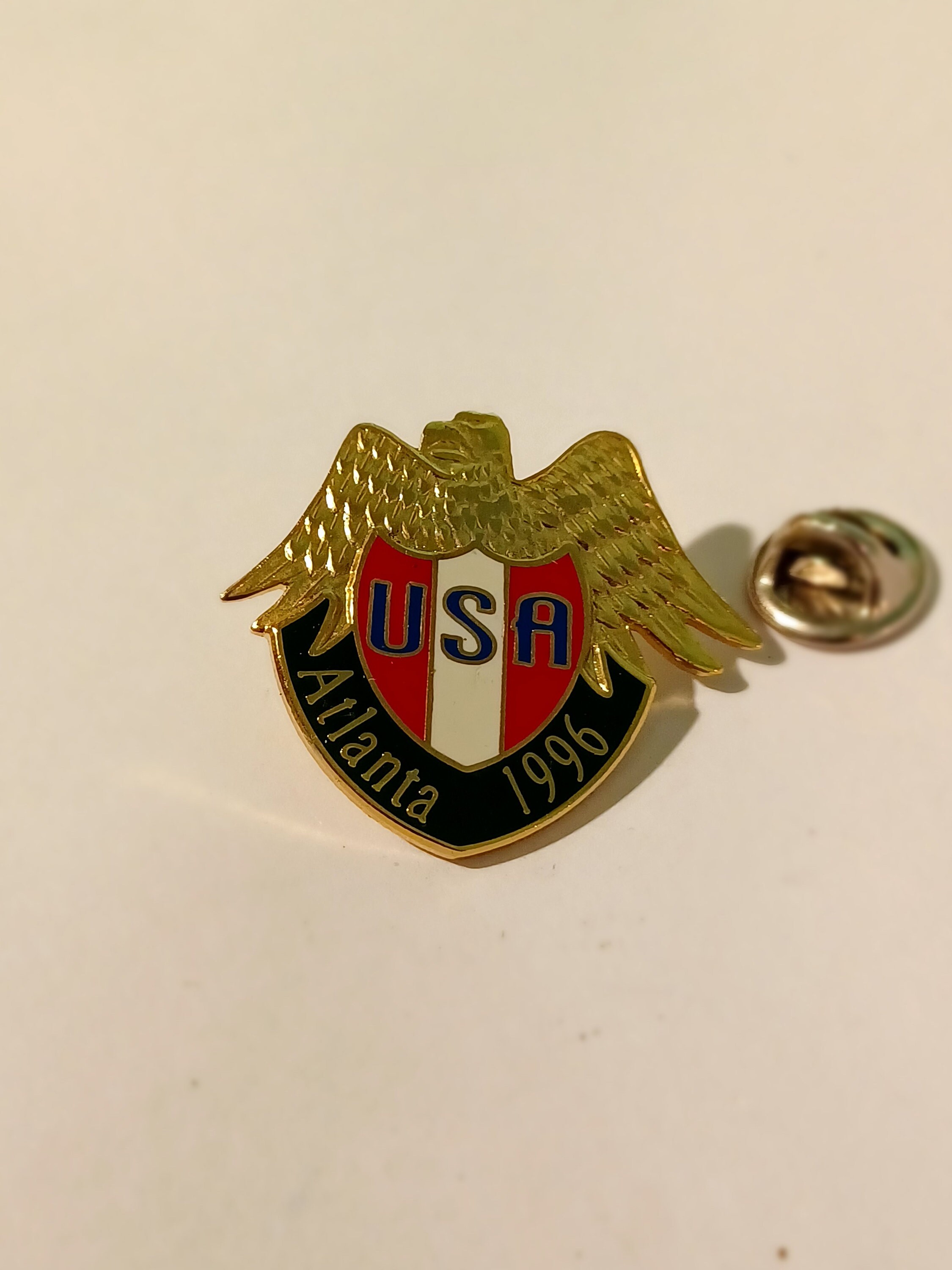 Vintage 1996 Atlanta Olympics USA Shield and Eagle Lapel/hat Pin ...
