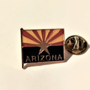 Arizona State Flag Sunrise Lapel/Hat Pin Souvenir 0974