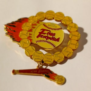 New Mexico Fire Fastpitch Softball Las Cruces 10U Lapel/Hat Pin Souvenir 1030