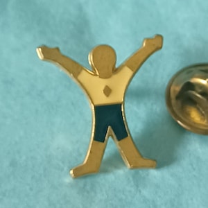 Vintage BSA Boy Scouts of America Webelos Fitness Activity Badge Lapel Hat Tie Pin Souvenir 0791