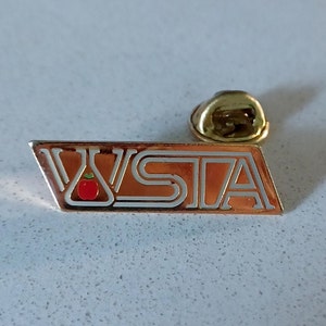 Vintage Apple Logo Pin - Etsy
