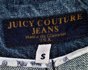 JUICY COUTURE JEANS デニムジャケット S Vintage 90s Juicy Couture Jeans cropped denim jacket X-long
