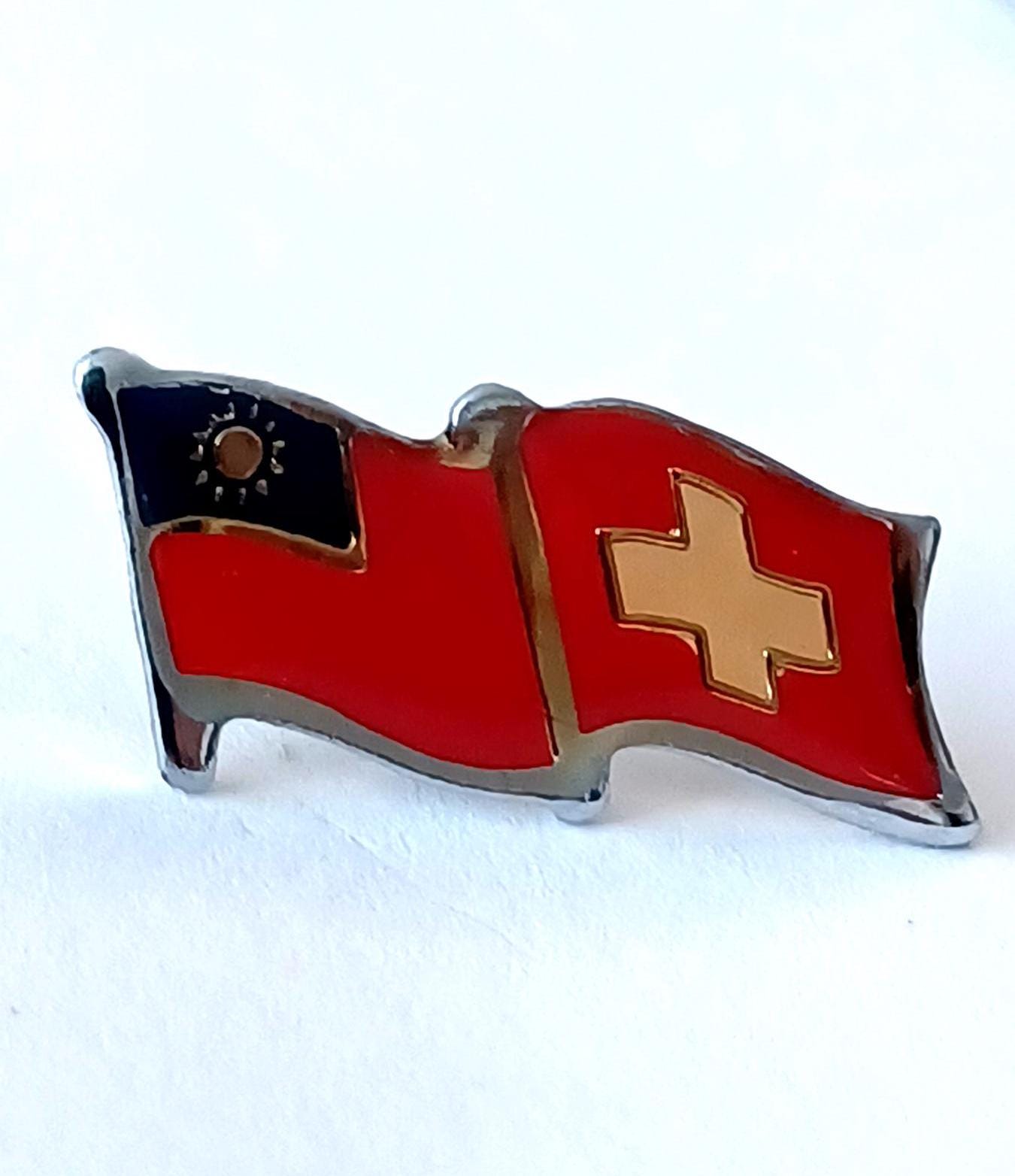 Swiss Flag Lapel Pin - Etsy
