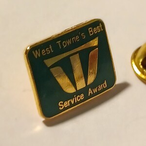 West Towne&#39;s Best Service Award Revers Hut Krawatte Pin Souvenir 1525