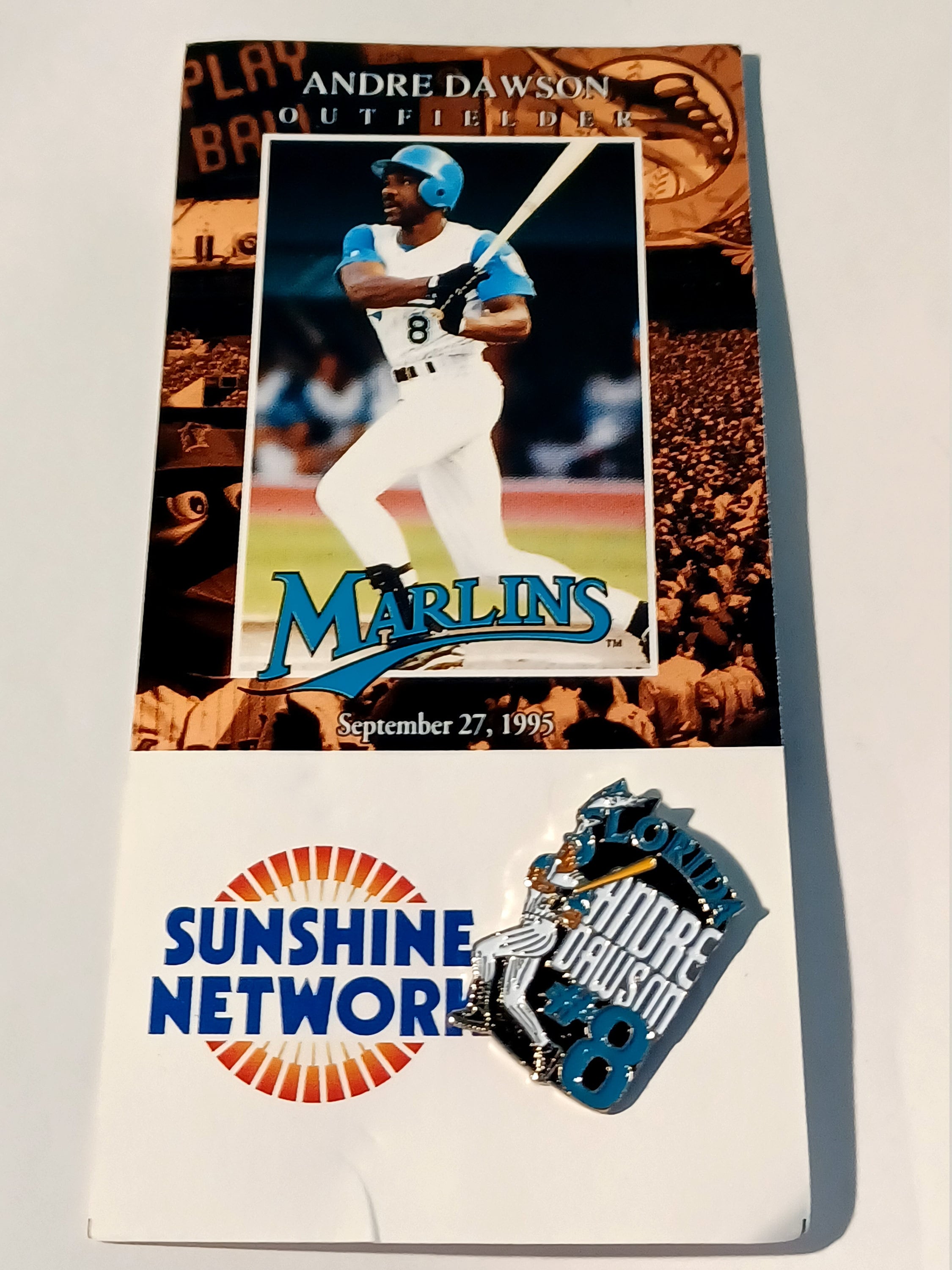 Sunshine Network Collection Andre Dawson 8 Outfielder Florida 