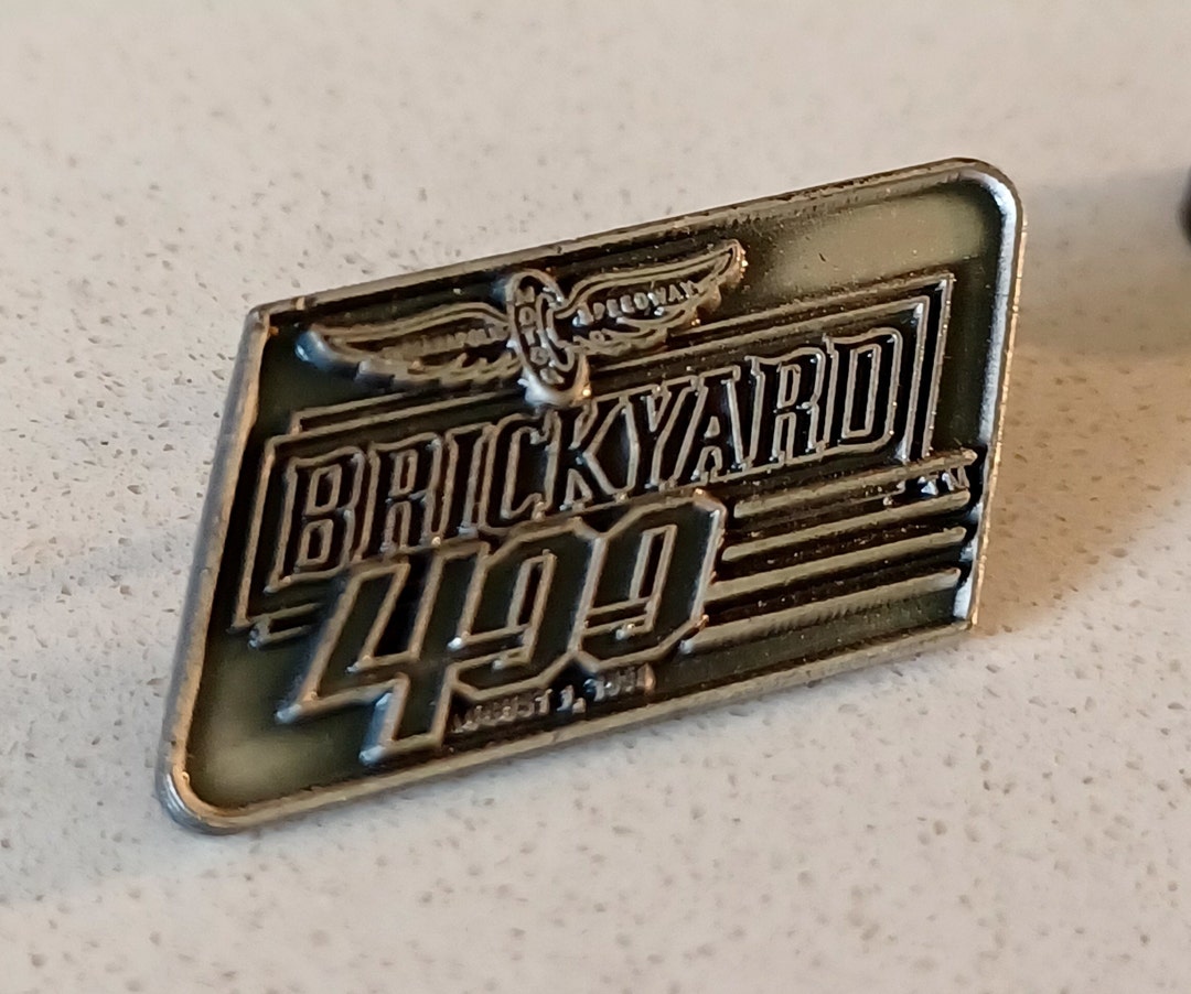 Vintage 1998 Brickyard 400 Pewter Tone Event Collector Indy Nascar ...