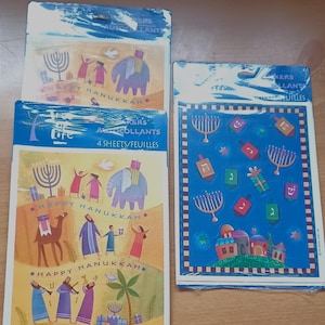Tree Of Life Hanukkah Stickers Scrapbook Journal Labels 3 Packages