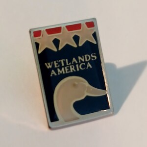 Ducks Unlimited 100 Acre Club Enamel Lapel Pin DU